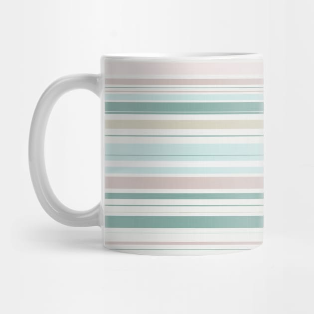 Vintage Stripes / Calming Ocean by matise